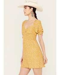 Beyond The Radar Women's Floral Print Mini Dress