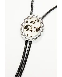 Shyanne Women's Hair-On Scalloped Bolo Tie