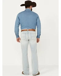 Cody James Men's Pioneer Wash Wyatt Slim Bootcut Stretch Denim Jeans