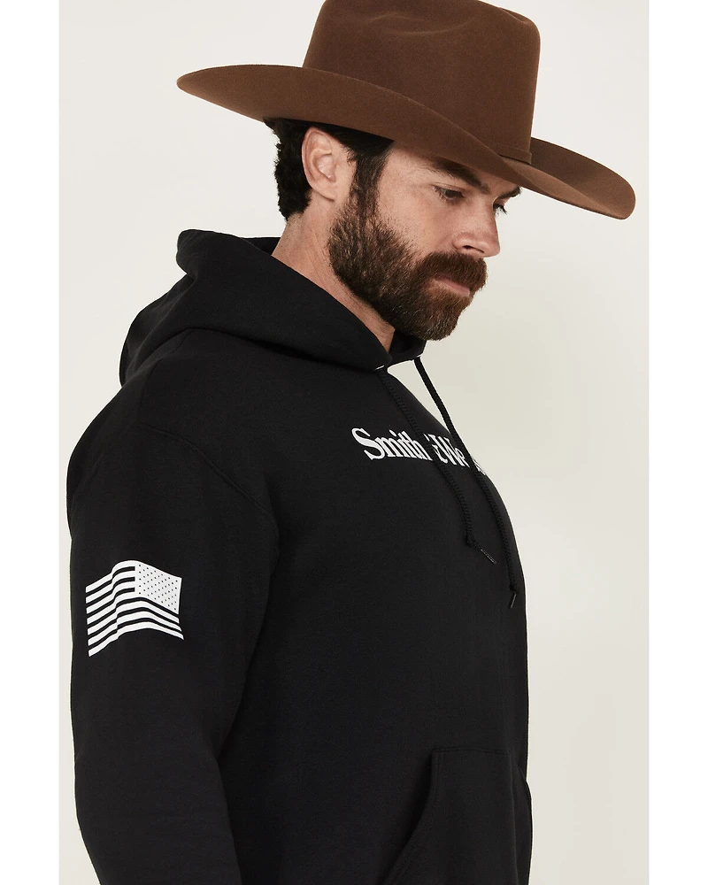 Smith & Wesson Men's Logo Flag Hooded Sweatshirt