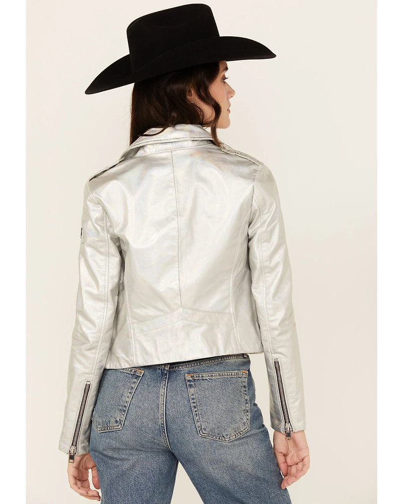 Mauritius Leather Women's Adeni Iridescent Jacket