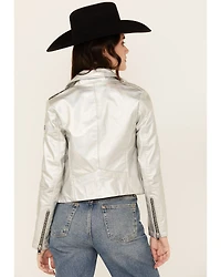 Mauritius Leather Women's Adeni Iridescent Jacket