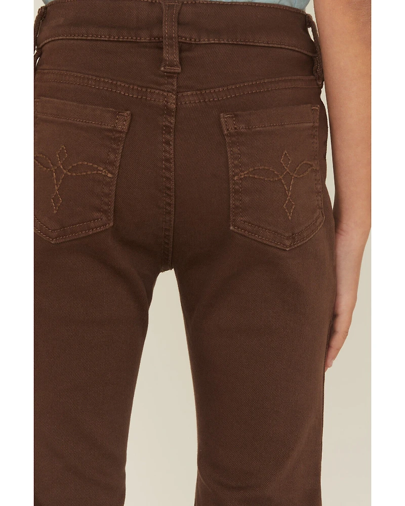 Shyanne Little Girls' Pull-On Flare Stretch Denim Jeans