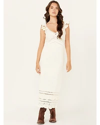 Cleobella Women's Janis Crochet Midi Dress