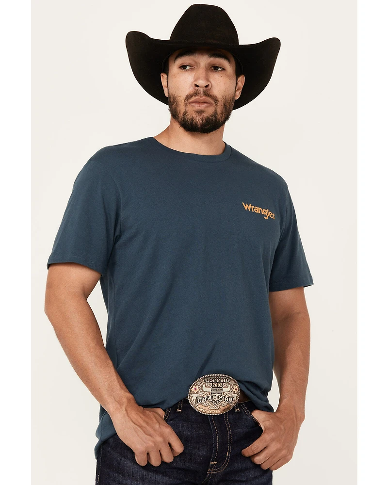 Wrangler Men's Boot Barn Exclusive Steer Head Logo Short Sleeve Graphic T-Shirt