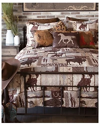 Carstens Home Wrangler Vintage Cowboy Queen Quilt Set - 3-Piece