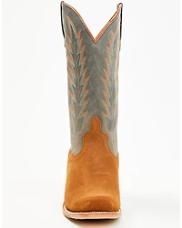 Horse Power Men's Ginger Suede Western Boots - Square Toe
