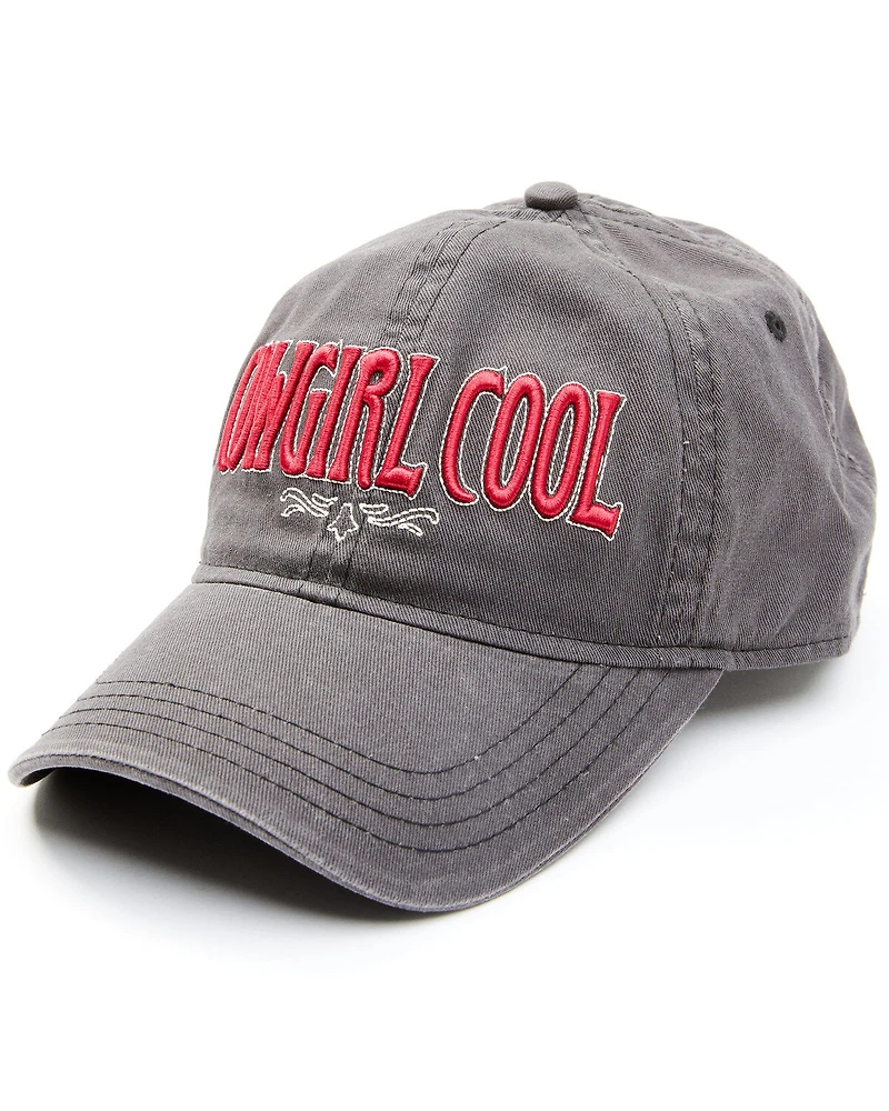 Shyanne Women's Cowgirl Cool Embroidered Solid Back Ball Cap