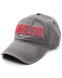 Shyanne Women's Cowgirl Cool Embroidered Solid Back Ball Cap