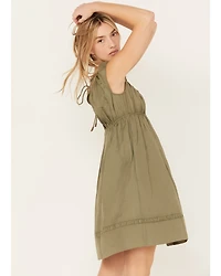 Cleo + Wolf Women's Solid A-Line Mini Dress