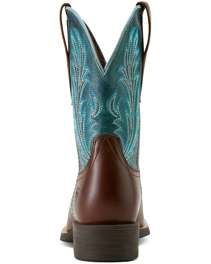 Ariat Women's Round Up Filly Performance Western Boots - Broad Square Toe