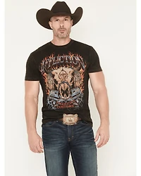 Affliction Men's American Exhaust Short Sleeve Graphic T-Shirt