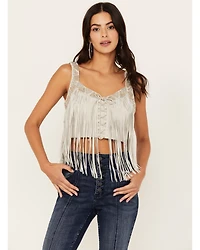 Idyllwind Women's Georgia Fringe Lace-Up Bustier