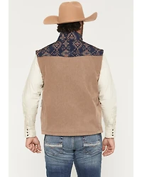 Hooey Men's Jackson Hole Southwestern Colorblock Softshell Vest