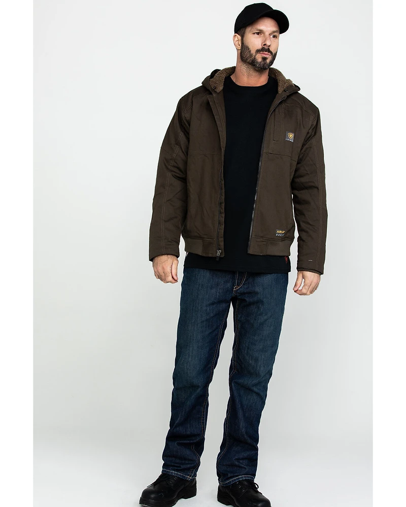 Ariat Men's Rebar Dura Canvas Zip-Front Work Jacket