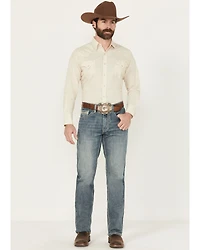 Rock & Roll Denim Men's Medium Wash Tapered Bootcut Stretch Jeans