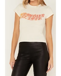 Wrangler Women's Shrunken Band Short Sleeve Graphic Tee