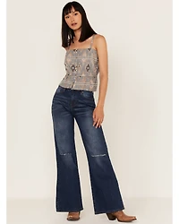 Cleo + Wolf Women's Southwestern Print Relaxed Strappy Tank Top