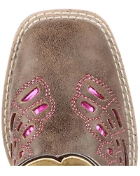 Smoky Mountain Little Girls' Trixie Western Boots - Broad Square Toe