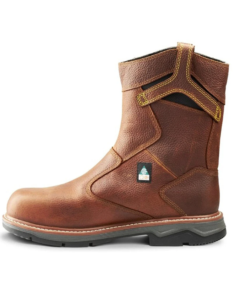 Kodiak Men's 8" Patton Waterproof Wellington Work Boots - Aluminum Toe