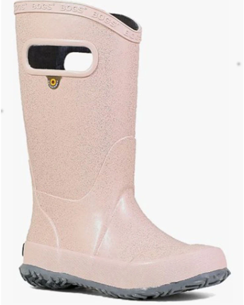 Bogs Girls' Glitter Rain Boots - Round Toe