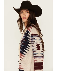 Shyanne Women's Southwestern Print Long Sleeve Button-Down Cardigan