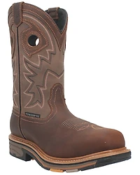 Dan Post Men's Kirk 11" Pull-On Waterproof Work Boots - Broad Square Toe