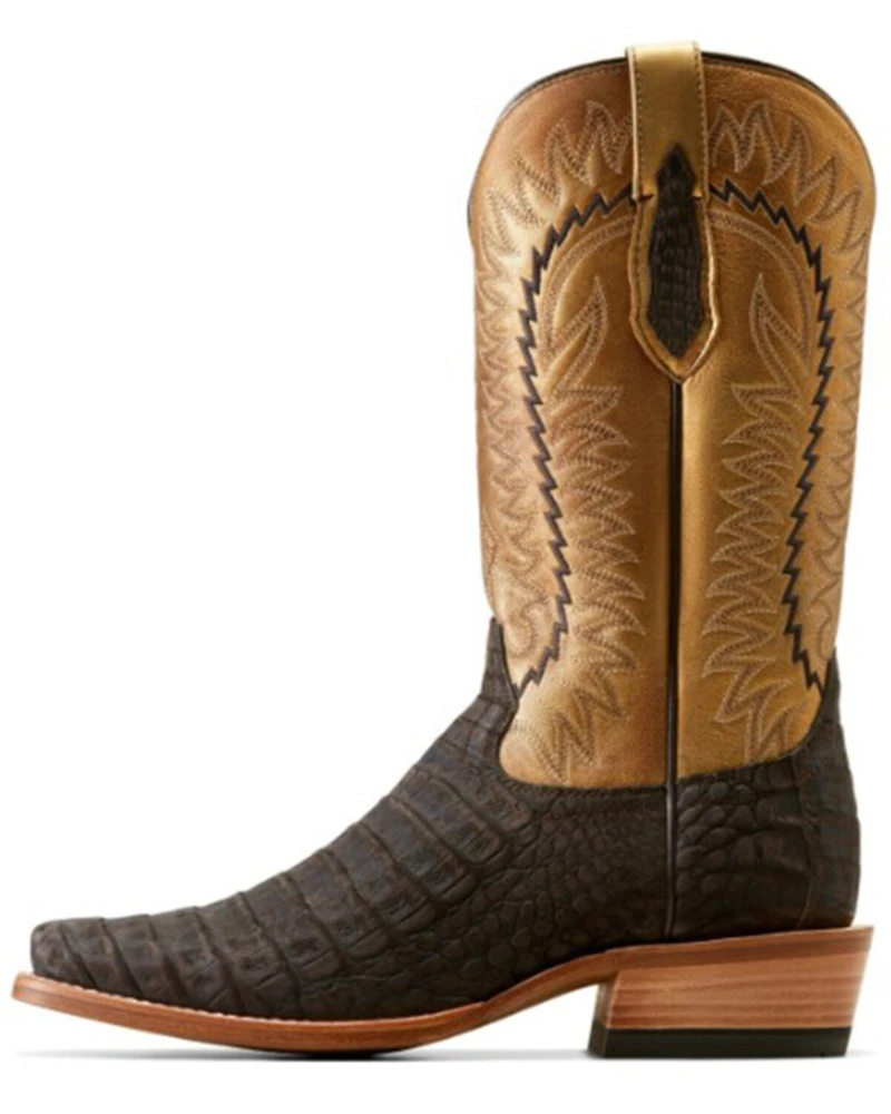 Ariat Men's Futurity Finalist Exotic Caiman Western Boots - Square Toe