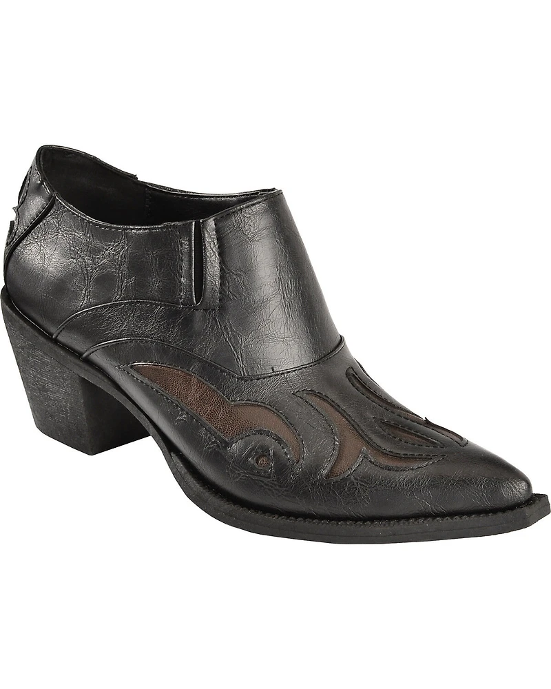 Roper Women's Inlay Ankle Boots - Snip Toe