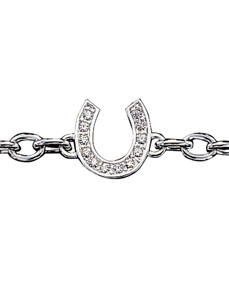 Montana Silversmiths Women's Rhinestone Horseshoe Bracelet