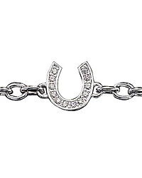 Montana Silversmiths Women's Rhinestone Horseshoe Bracelet