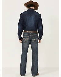 Rock & Roll Denim Men's Boot Barn Exclusive Medium Wash Bootcut Jeans