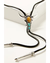 Shyanne Women's Steer Head Bolo Tie