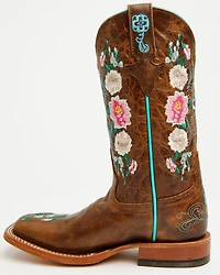 Macie Bean Little Girls' Honey Bunch Western Boots - Square Toe