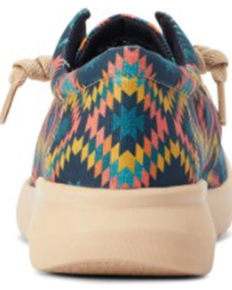 Ariat Men's Southwestern Print Stretch Casual Hilo - Moc Toe
