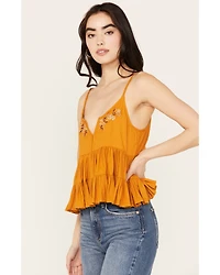 Patrons of Peace Women's Embroidered Bonita Tank Top