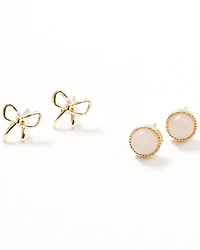 Shyanne Women's Moon And Heart Earring Set - 23 Piece