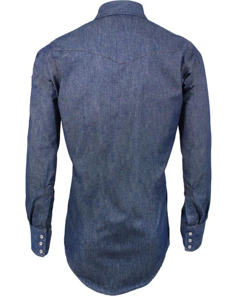 Wrangler Men's FR Long Sleeve Snap Western Work Shirt - Big