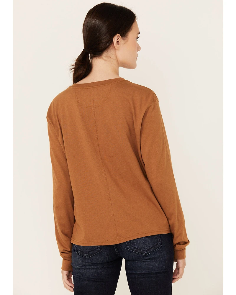 Carhartt Women's Loose Fit Lightweight Long Sleeve Pocket T-Shirt
