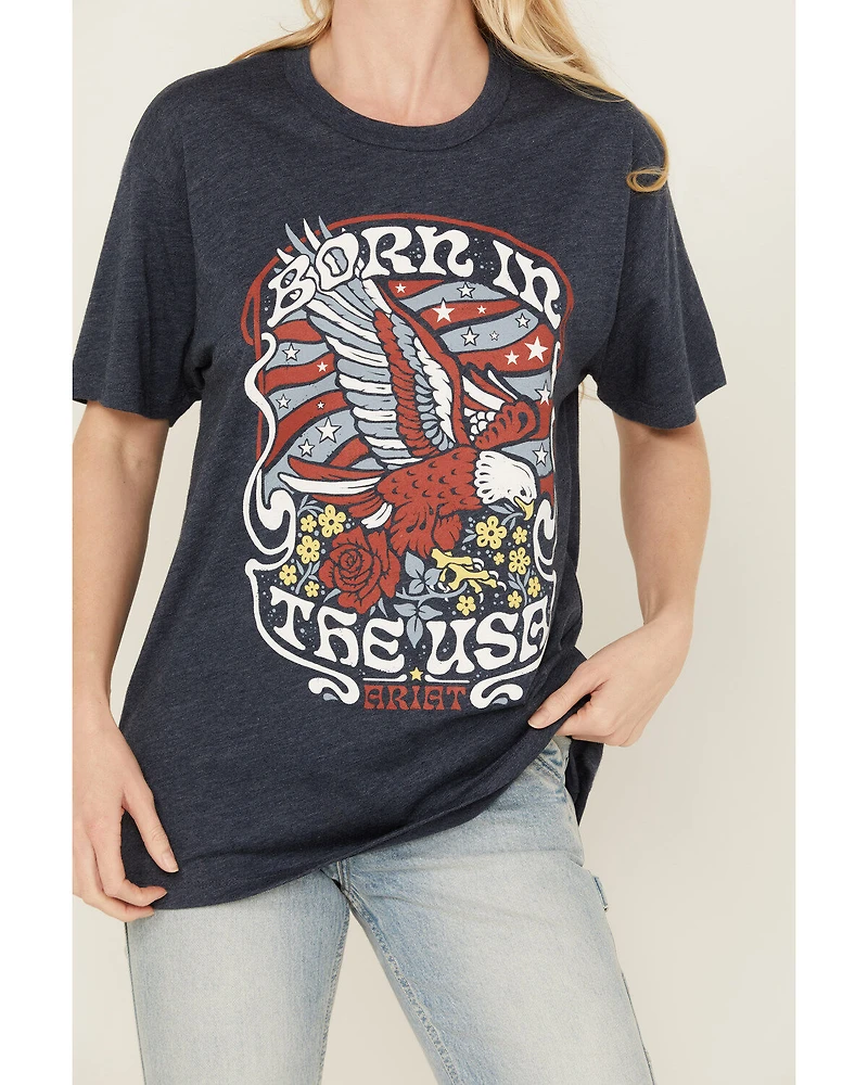 Ariat Women's Born USA Short Sleeve Graphic Tee