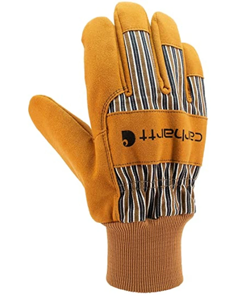 Carhartt Men's Suede Knit Cuff Gloves
