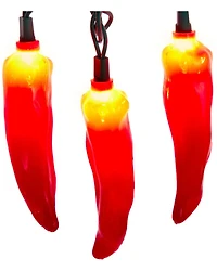 Kurt Adler Chili Pepper String Light Set