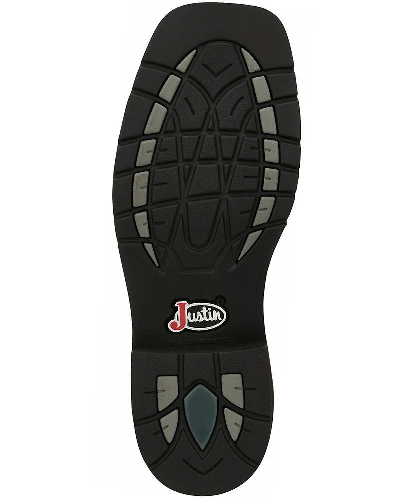 Justin Men's Driller Western Work Boots - Soft Toe