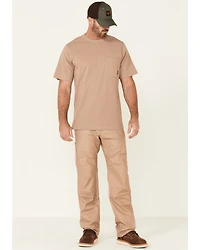 Hawx Men's Solid Natural Forge Short Sleeve Work Pocket T-Shirt - Tall