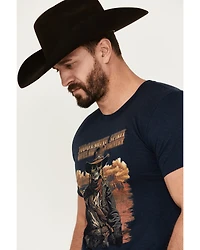 Moonshine Spirit Men's Mountain Short Sleeve Graphic T-Shirt