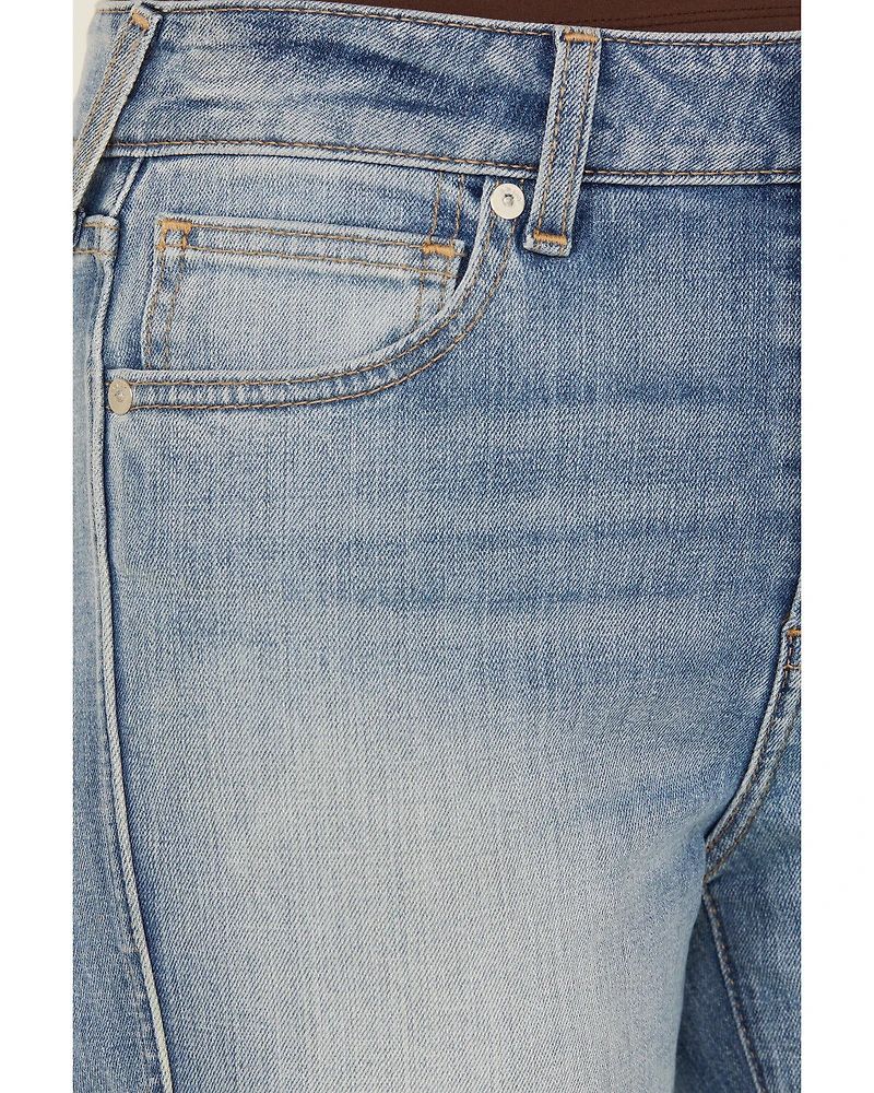 Ariat Women's Bridle Medium Wash High Rise Slim Straight Stretch Denim Jeans