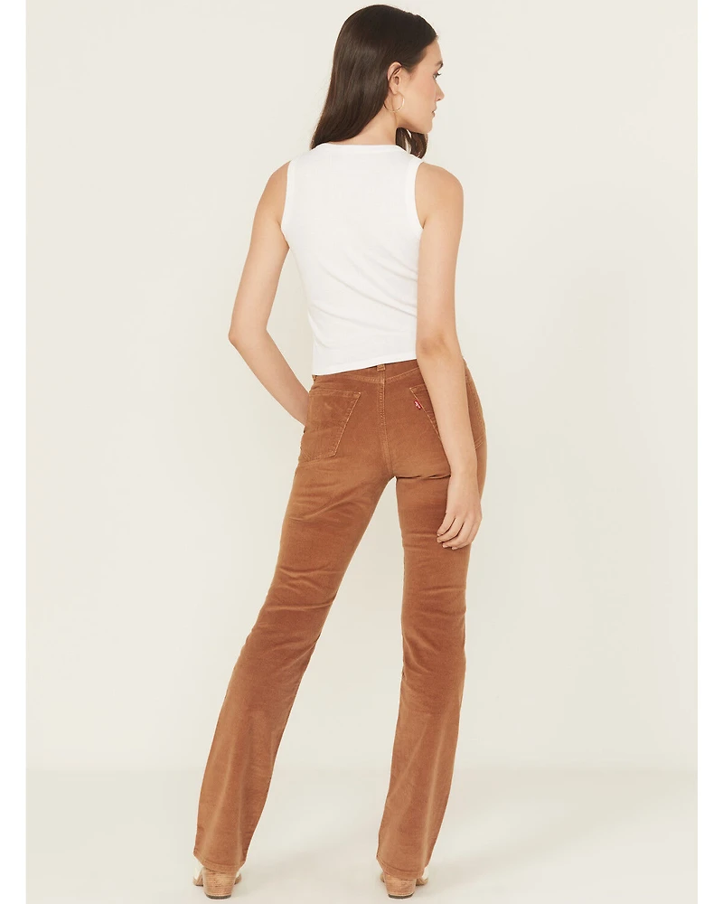 Levi's Women's 725 High Rise Bootcut Corduroy Stretch Jeans