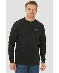 Wrangler FR Men's Skull Flag Graphic Long Sleeve Work T-Shirt - Big