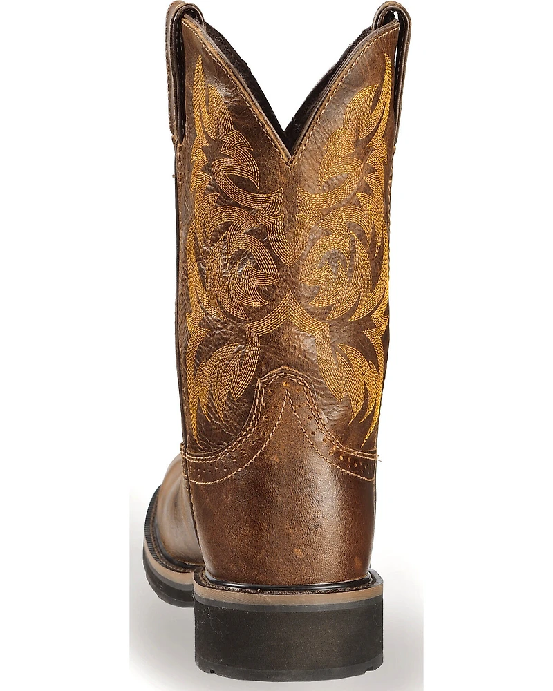Justin Men's Stampede Handler Electrical Hazard Work Boots - Composite Toe