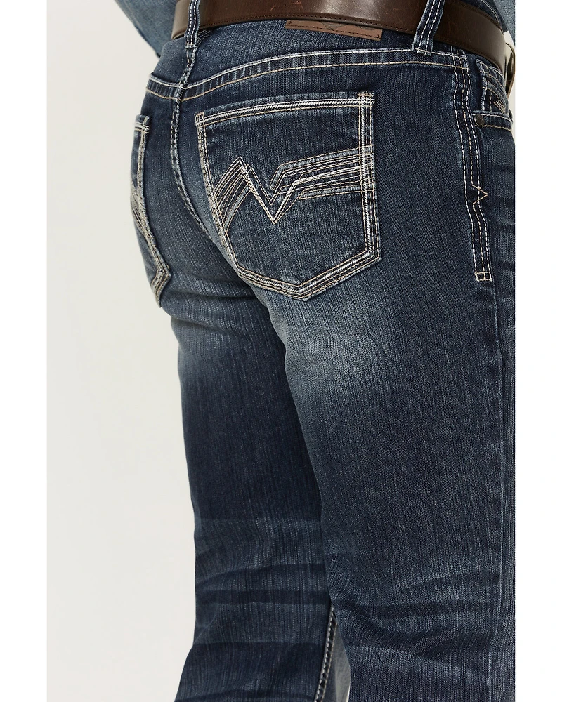 Cody James Men's Moonlight Wash Jackson Slim Straight Stretch Denim Jeans